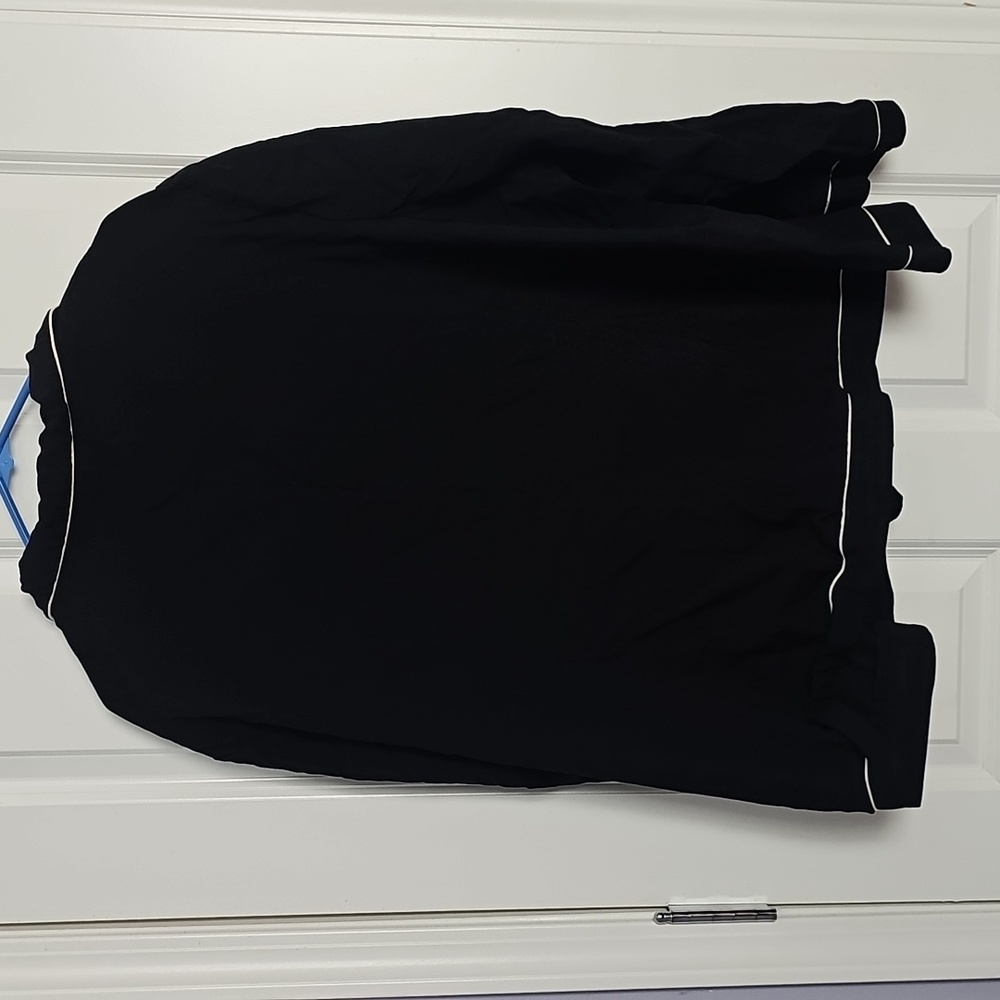 Lane Bryant Black Jacket with White Piping Detail - Picture 4 of 4